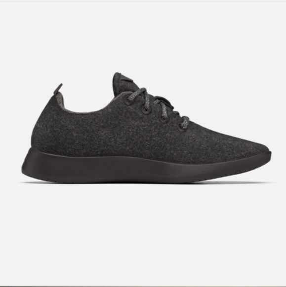 Allbirds Merino Wool Runners Natural Black/Gray 9 - Picture 5 of 9
